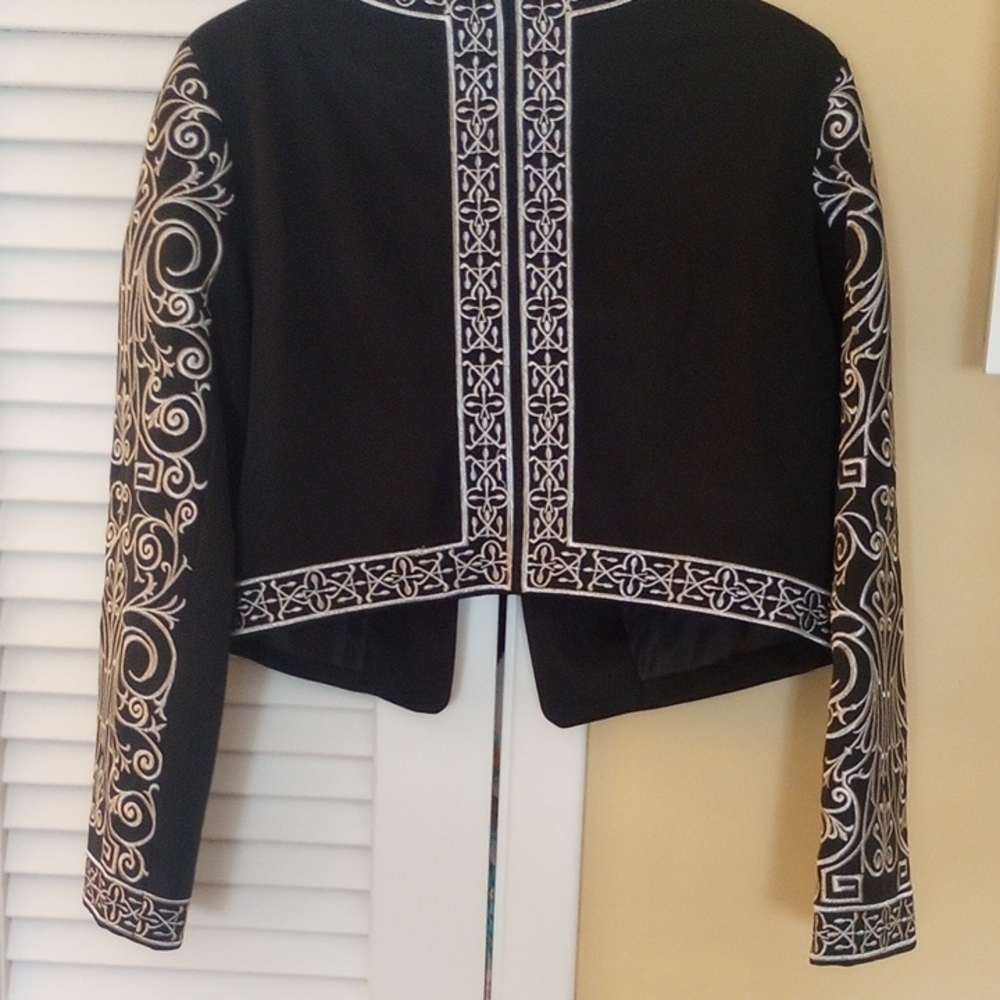 Black Embroidered Jacket - Picture 2 of 2